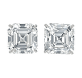 Asscher-Cut Diamond Earrings