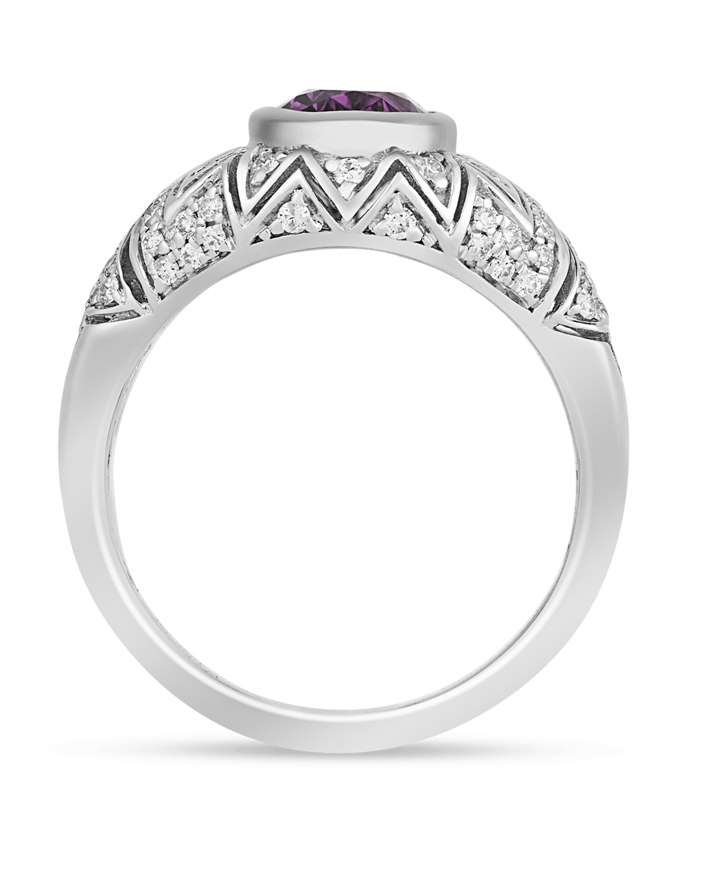 Untreated Pink Sapphire Ring, 2.28 Carats