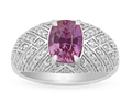 Untreated Pink Sapphire Ring, 2.58 Carats