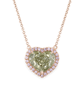 Chameleon Diamond Necklace, 4.41 Carats
