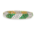 Hammerman Brothers Emerald and Diamond Bracelet