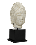 Limestone Buddha Head, 6th-Century Qi Dynasty