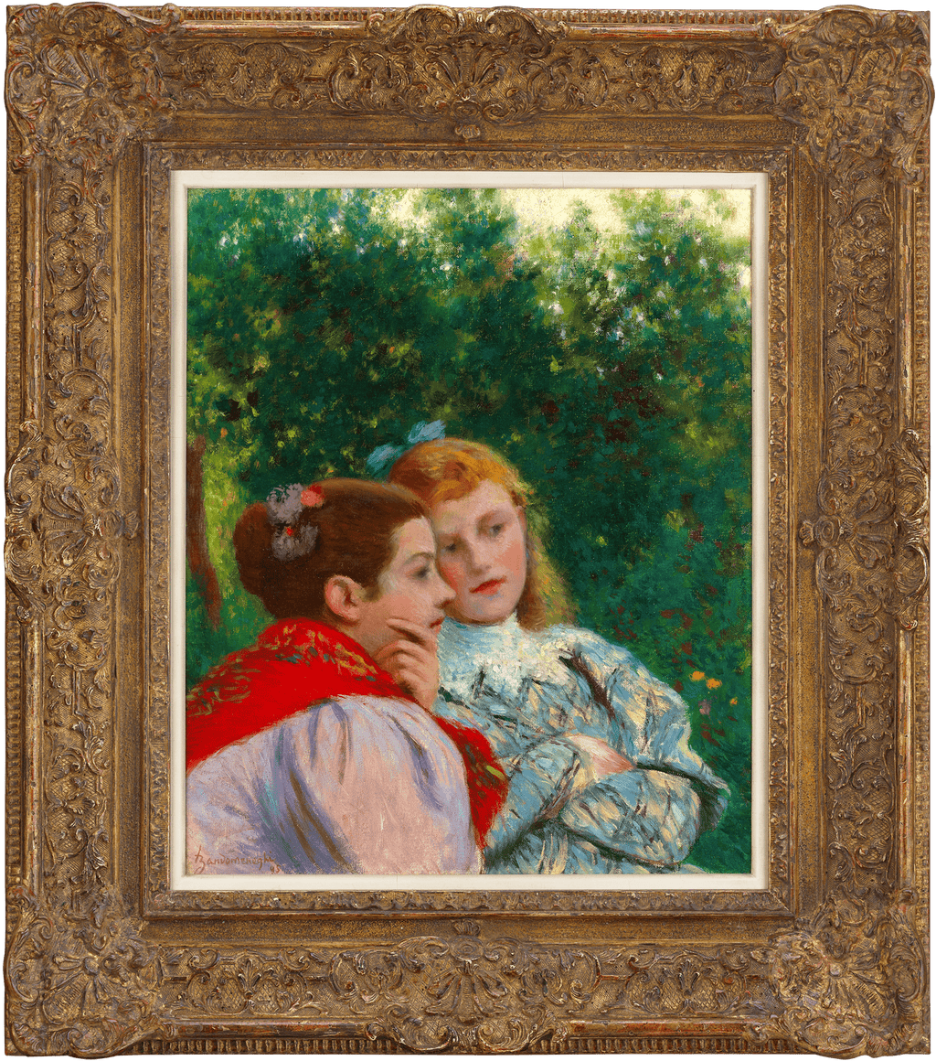 Les deux sœurs by Federico Zandomeneghi