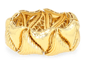Henry Dunay Textured Gold Bracelet