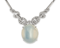 Henry Dunay Moonstone and Diamond Necklace