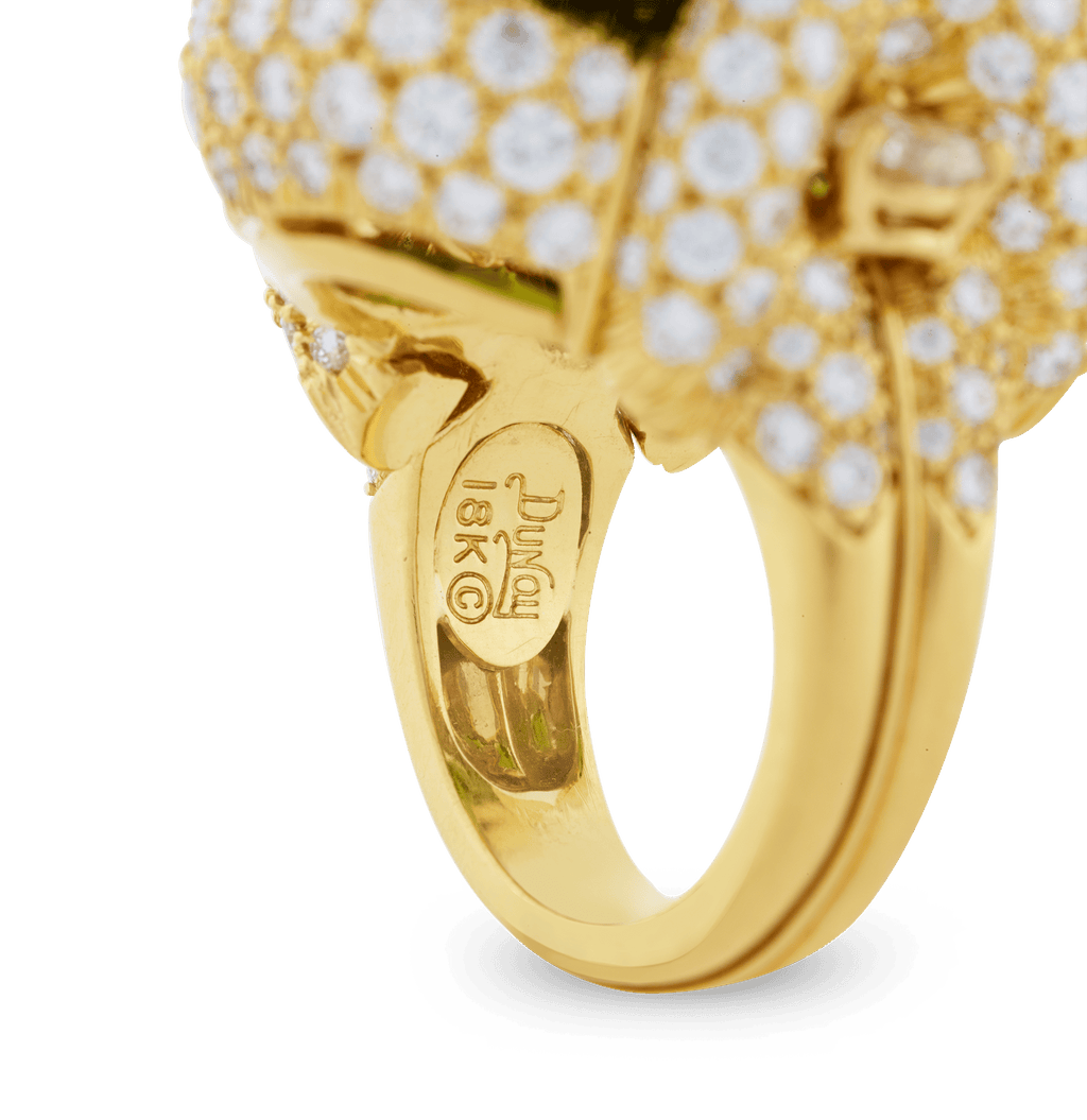 Henry Dunay Peridot Ring, 31.90 Carats