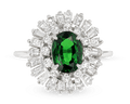 Chrome Tourmaline Ring, 1.60 Carats