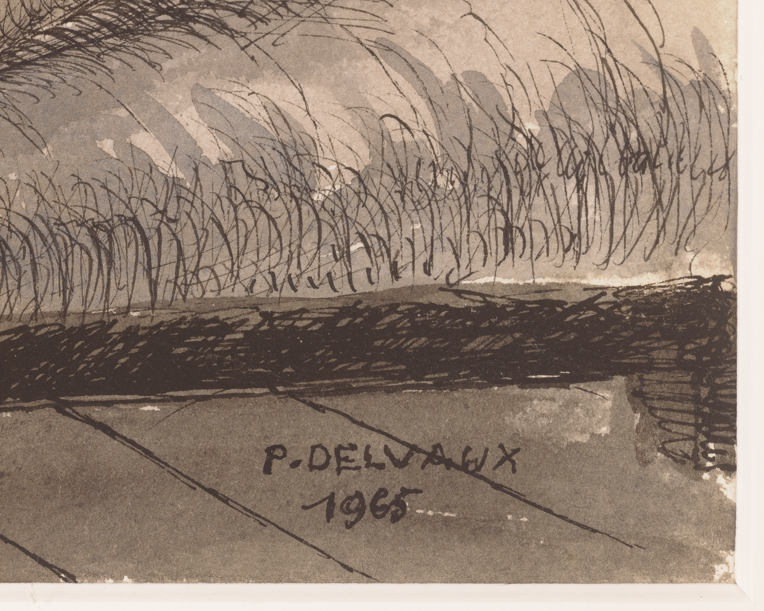 Study for L'Acropole by Paul Delvaux