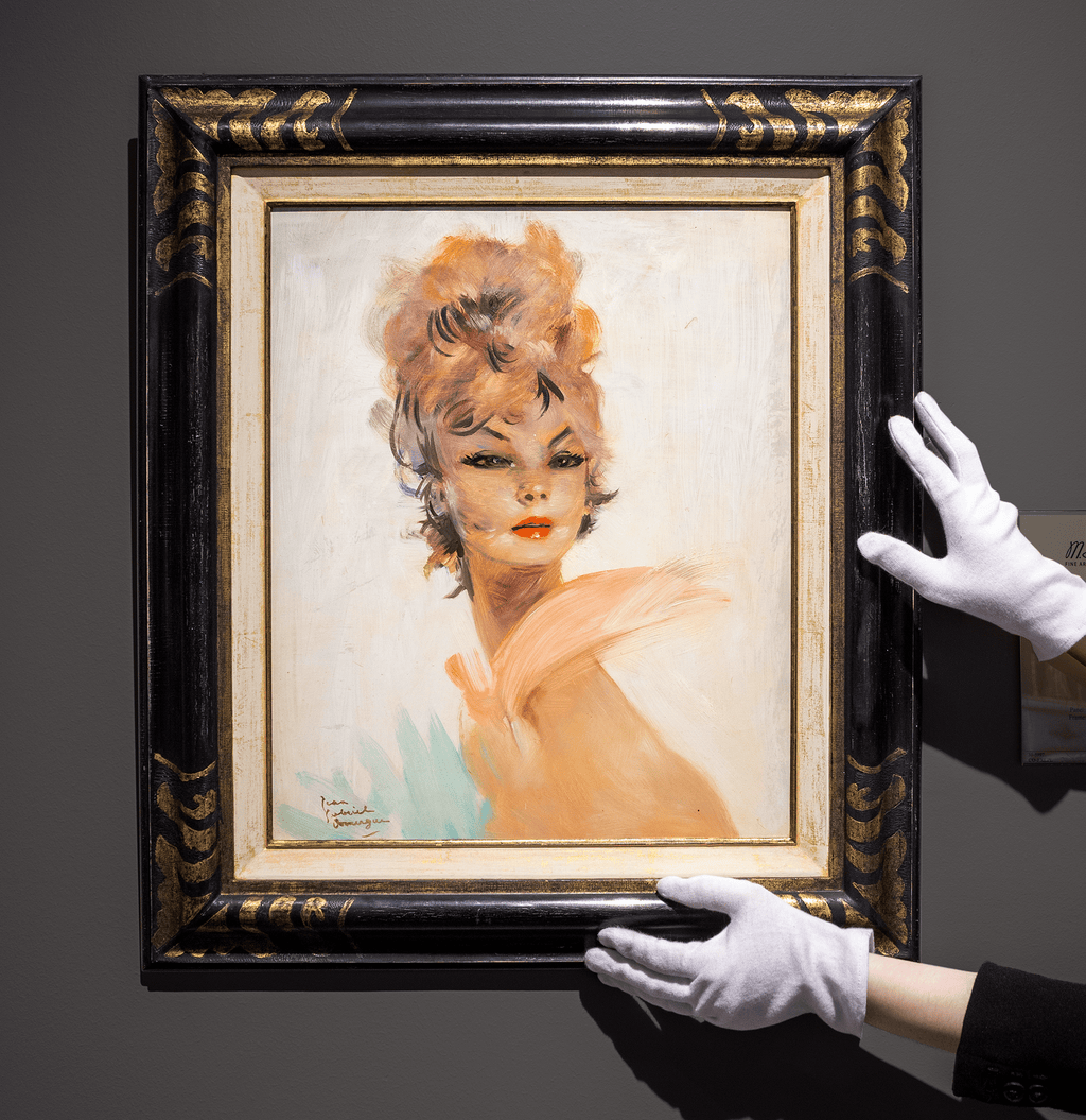 Josianna, Jeune Femme au Ruban by Jean Gabriel Domergue