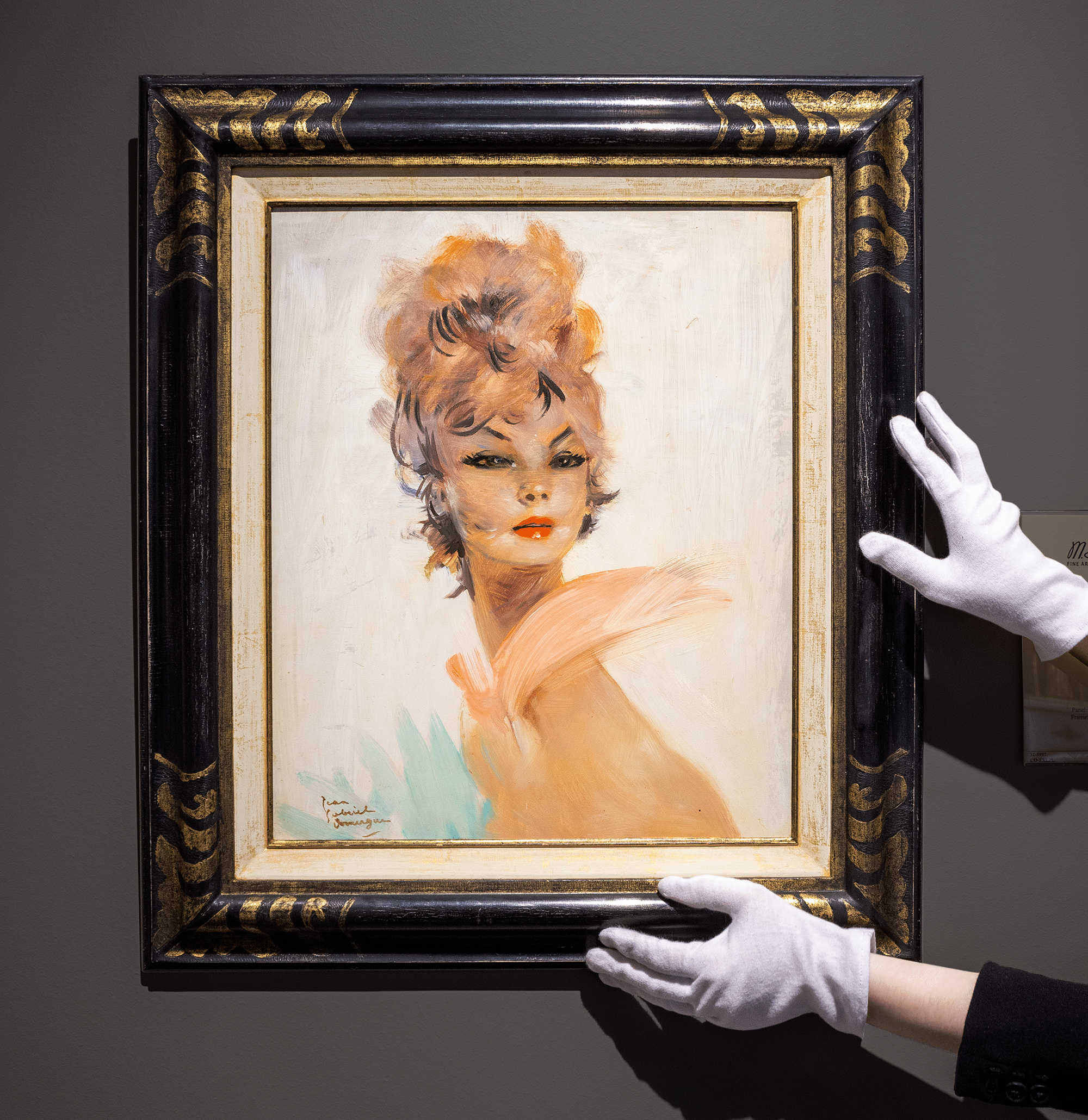 Josianna, Jeune Femme au Ruban by Jean Gabriel Domergue