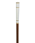 Fabergé White Guilloché Enamel Cane