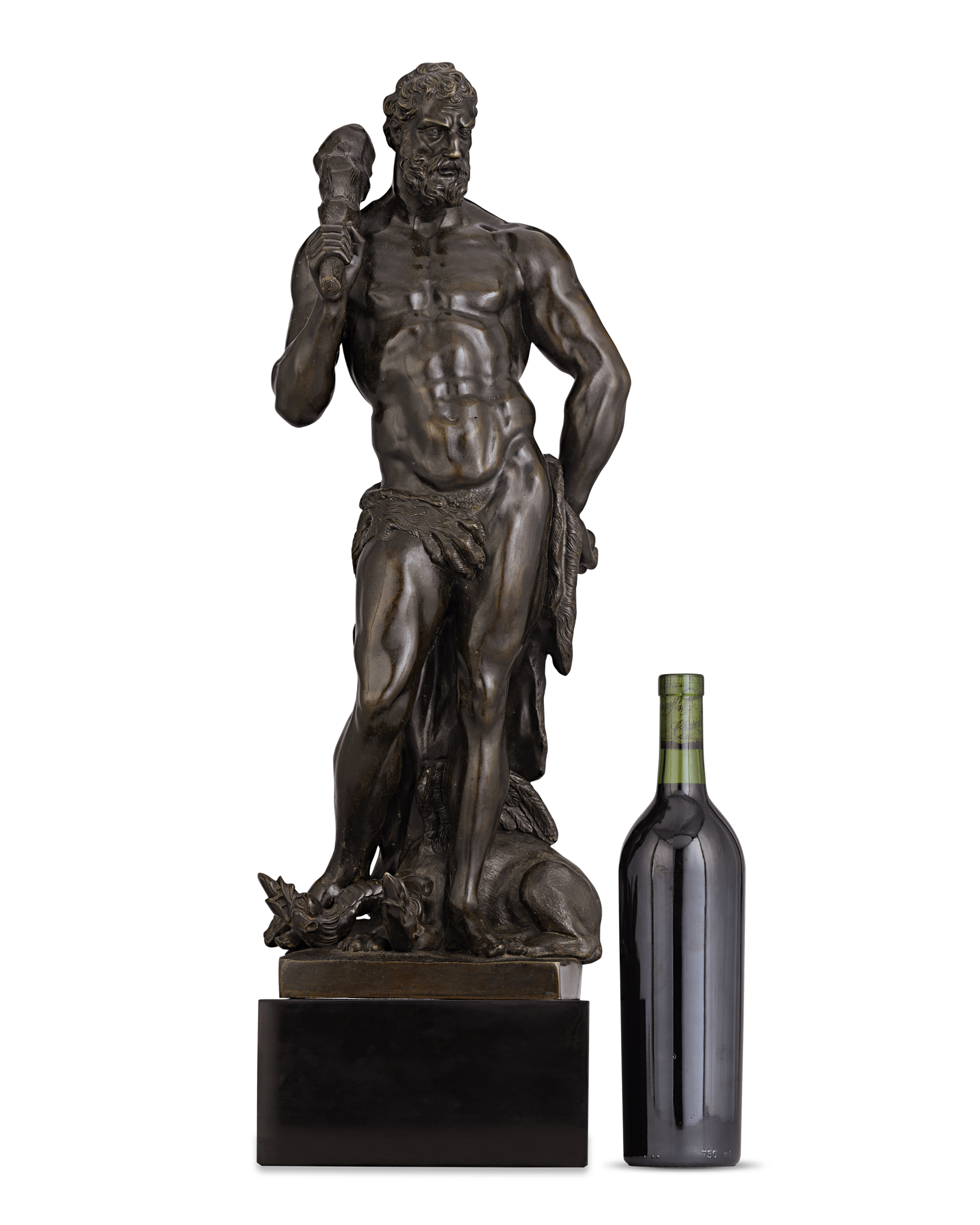 Flemish Hercules and the Lernaean Hydra Bronze