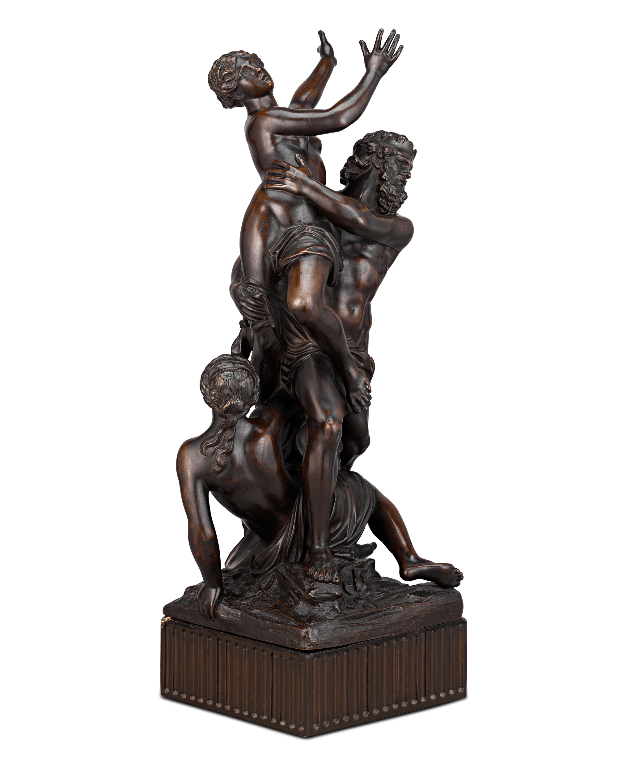 Bronze of Pluto Abducting Proserpine after François Girardon