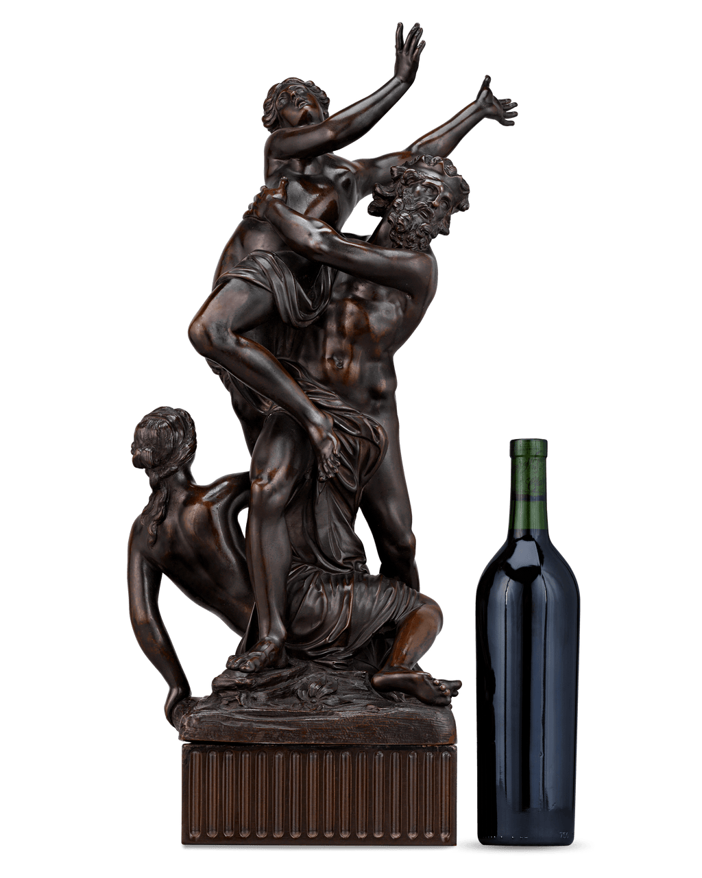 Bronze of Pluto Abducting Proserpine after François Girardon