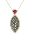 Spinel and Jade Necklace