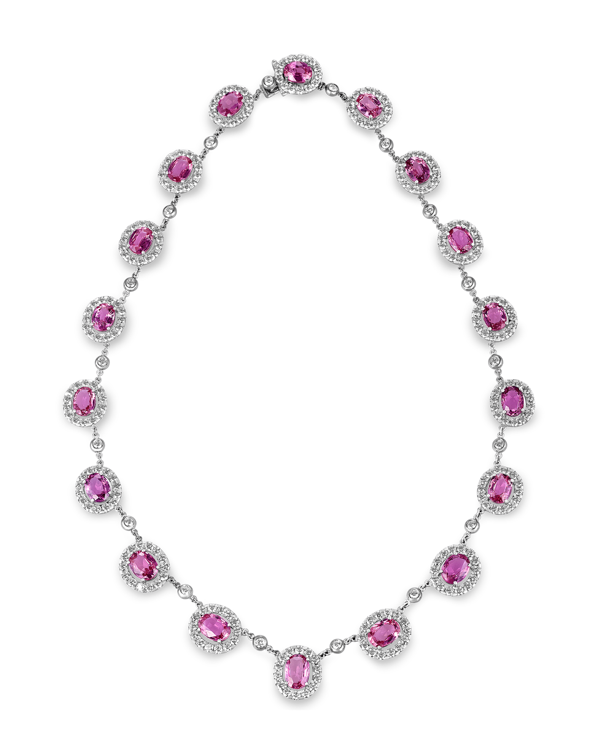 Pink Sapphire Suite, 34.77 Carats