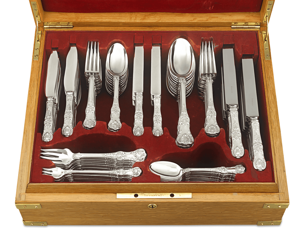 Tiffany & Co. English King Flatware, 120 Pieces