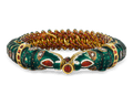 Enamel and Gold Dragon Bracelet