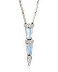 Henry Dunay Blue Moonstone Necklace, 15.63 Carats