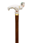 Meissen Figural Cane