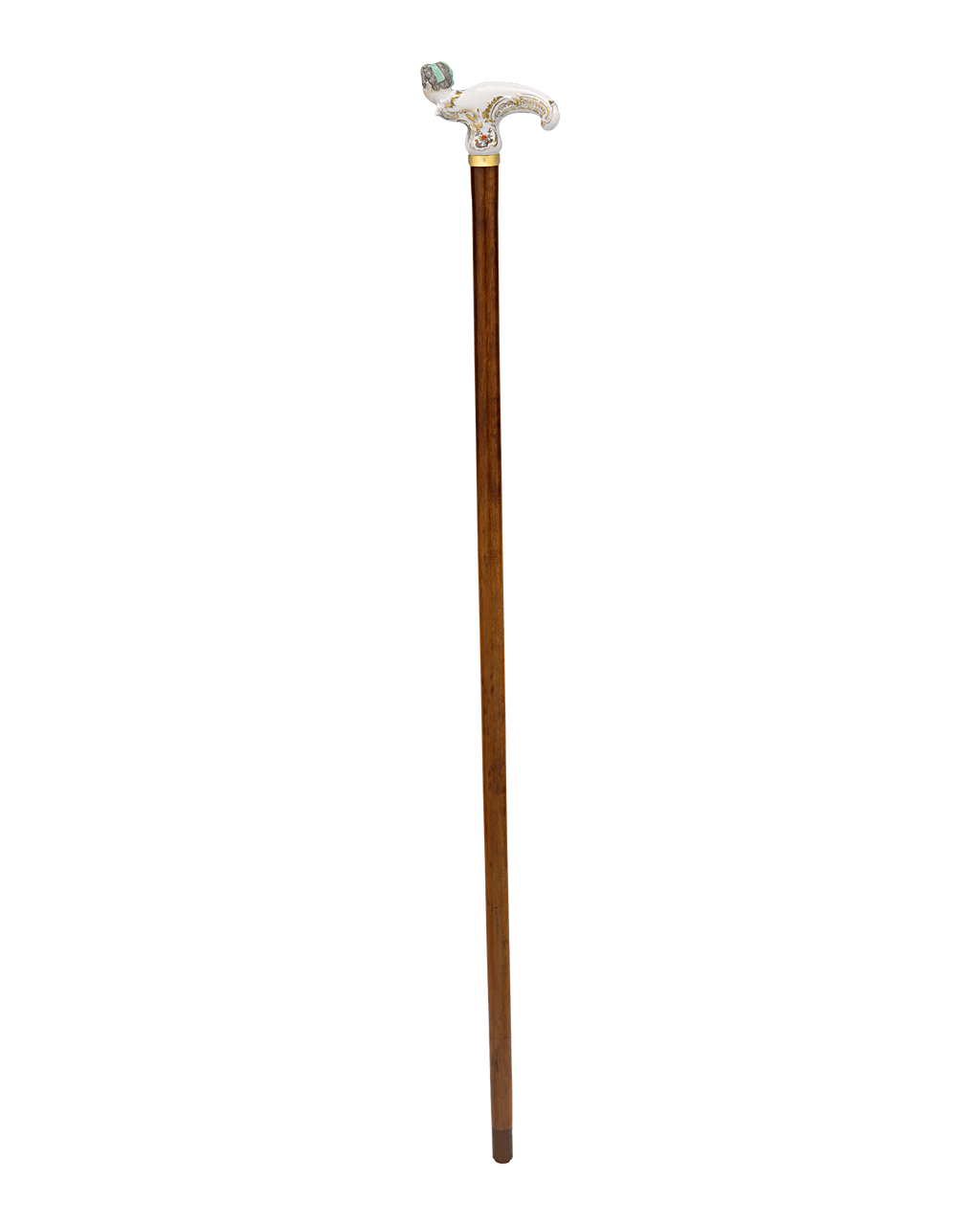 Meissen Figural Cane