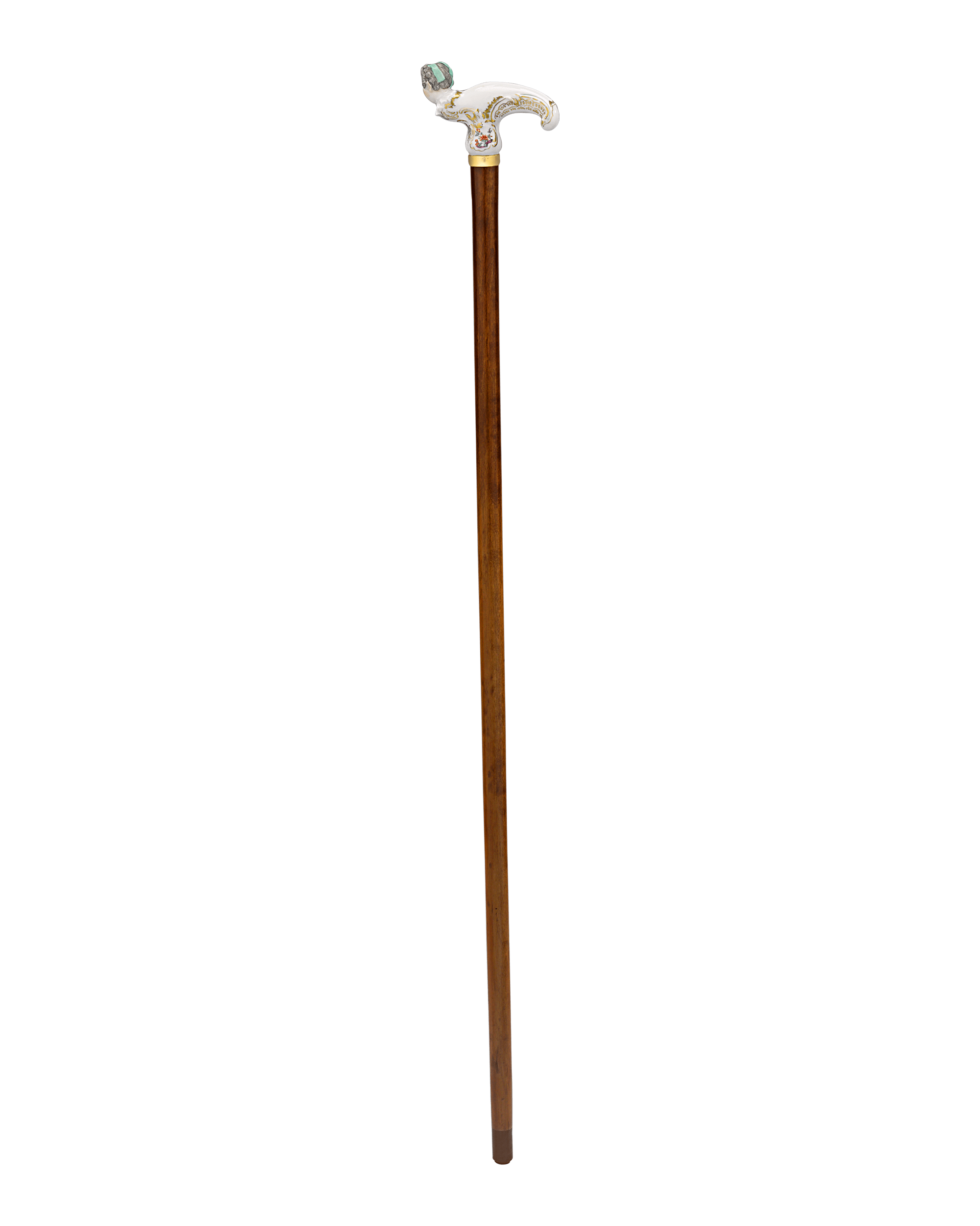 Meissen Figural Cane