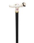 Meissen Veiled Woman Cane