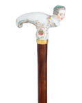 KPM Berlin Figural Cane