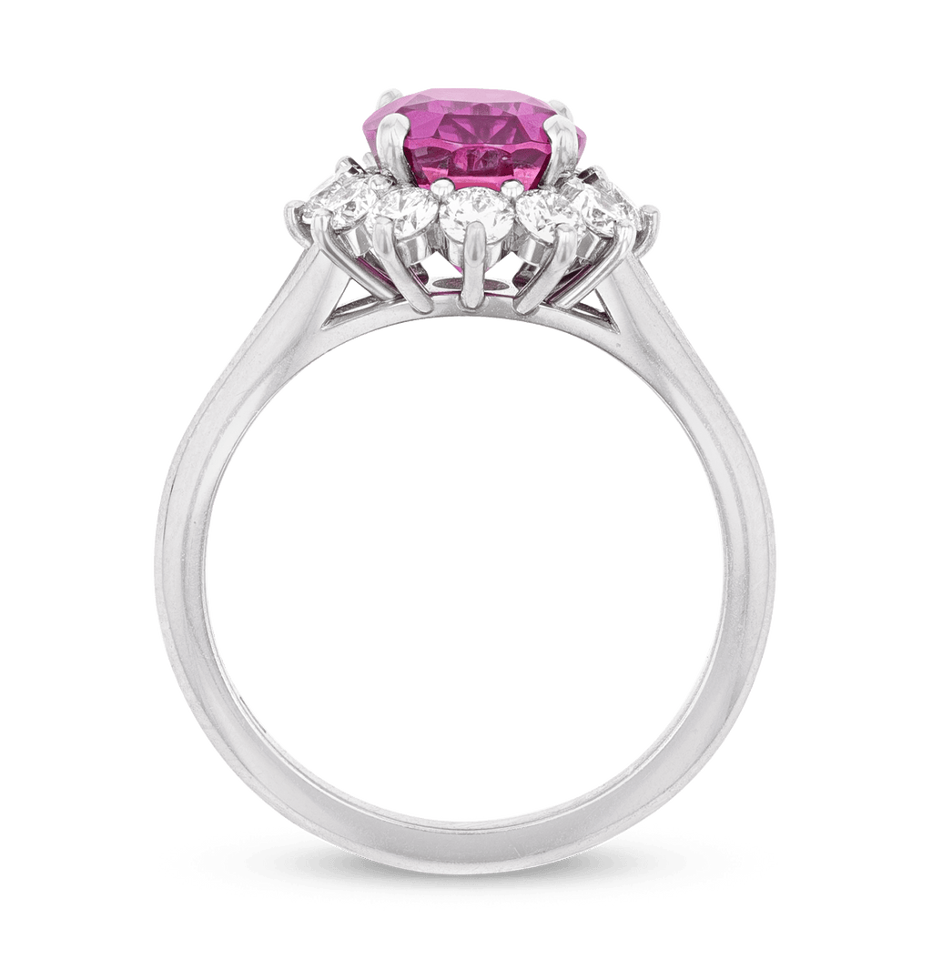 Unheated Ceylon Sapphire Ring, 3.02 Carats