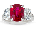Mozambique Ruby and Diamond Ring, 5.03 Carats