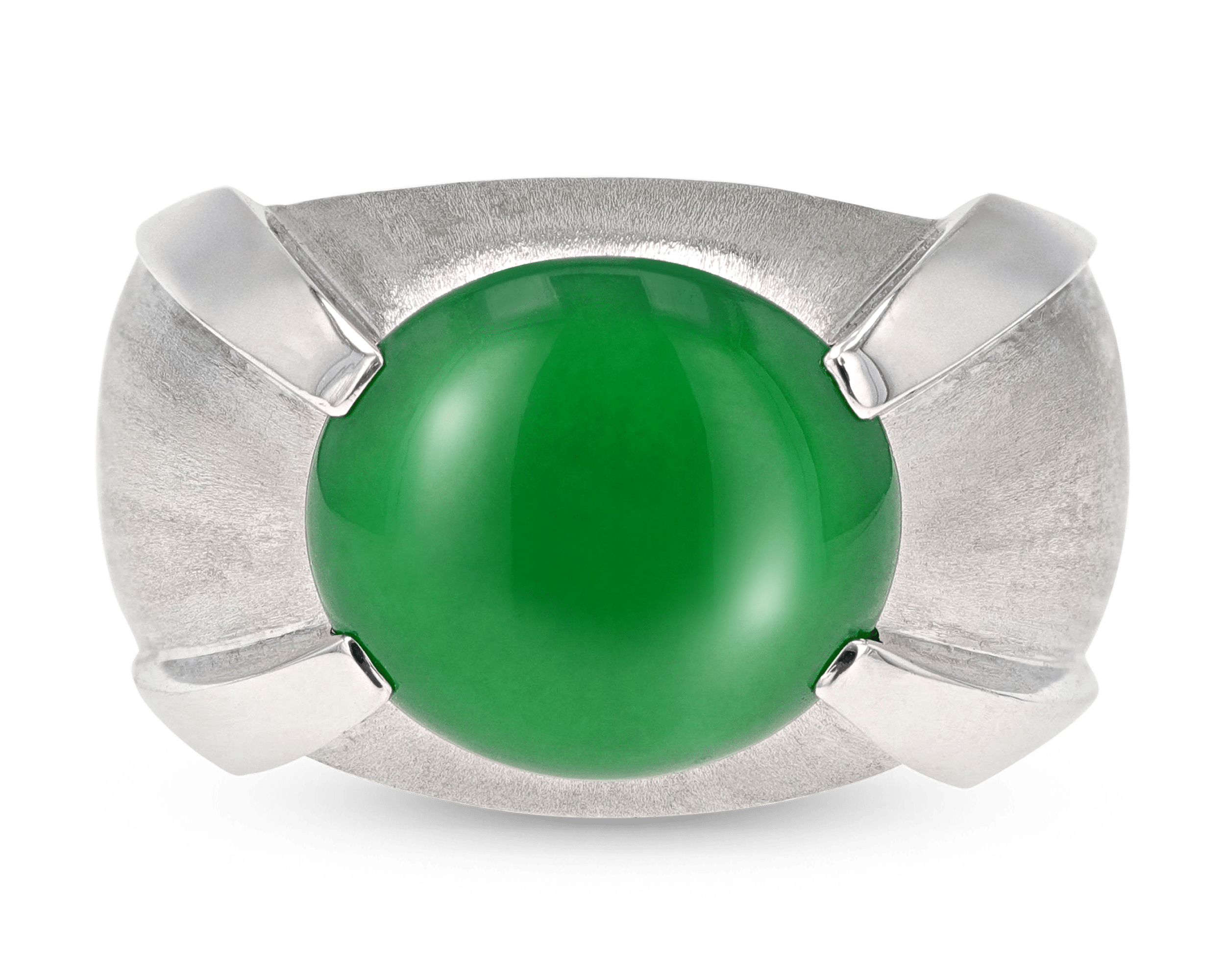 Men's Jade Ring, 8.11 Carats