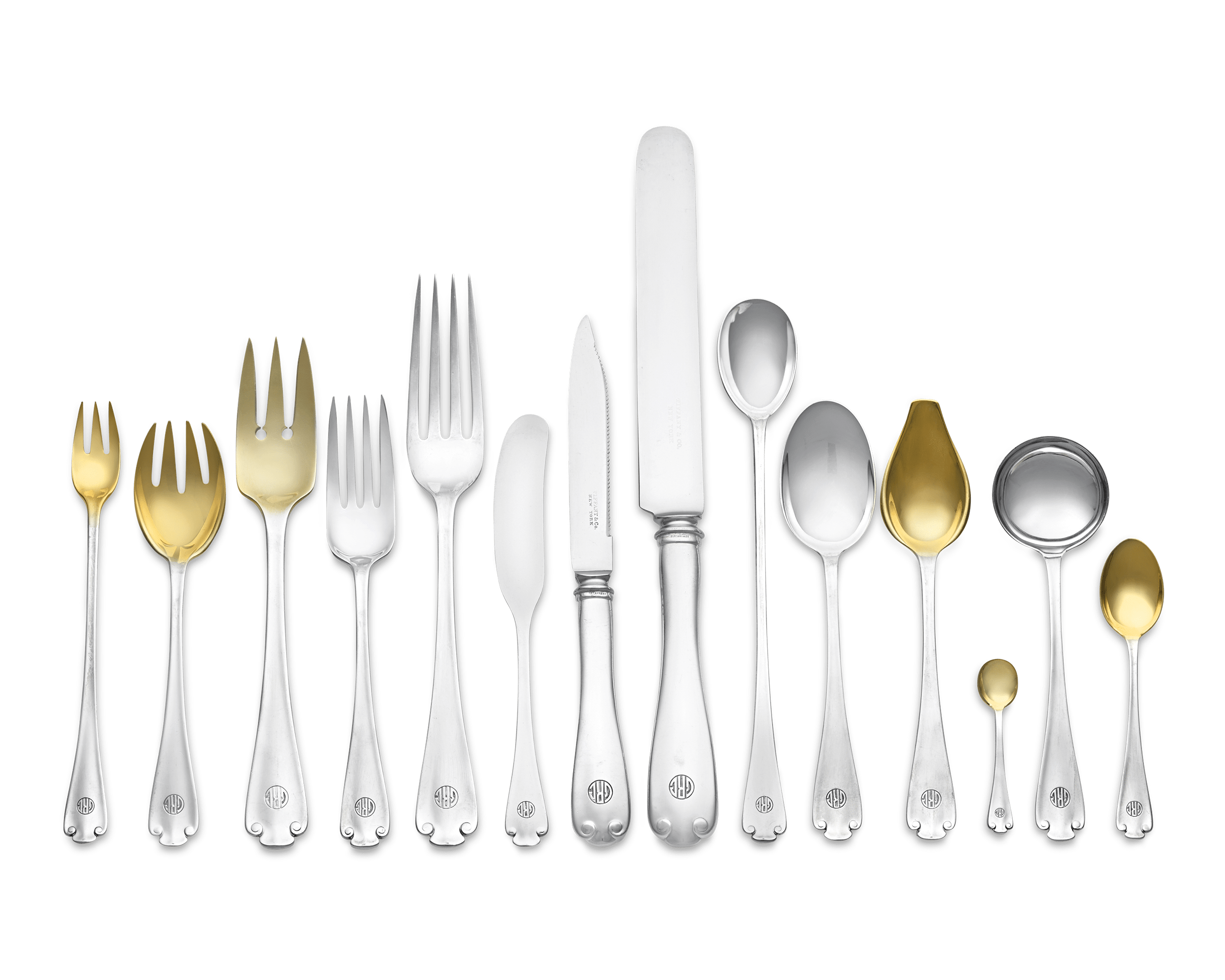 Tiffany & Co. Flemish Flatware Service, 183 Pieces