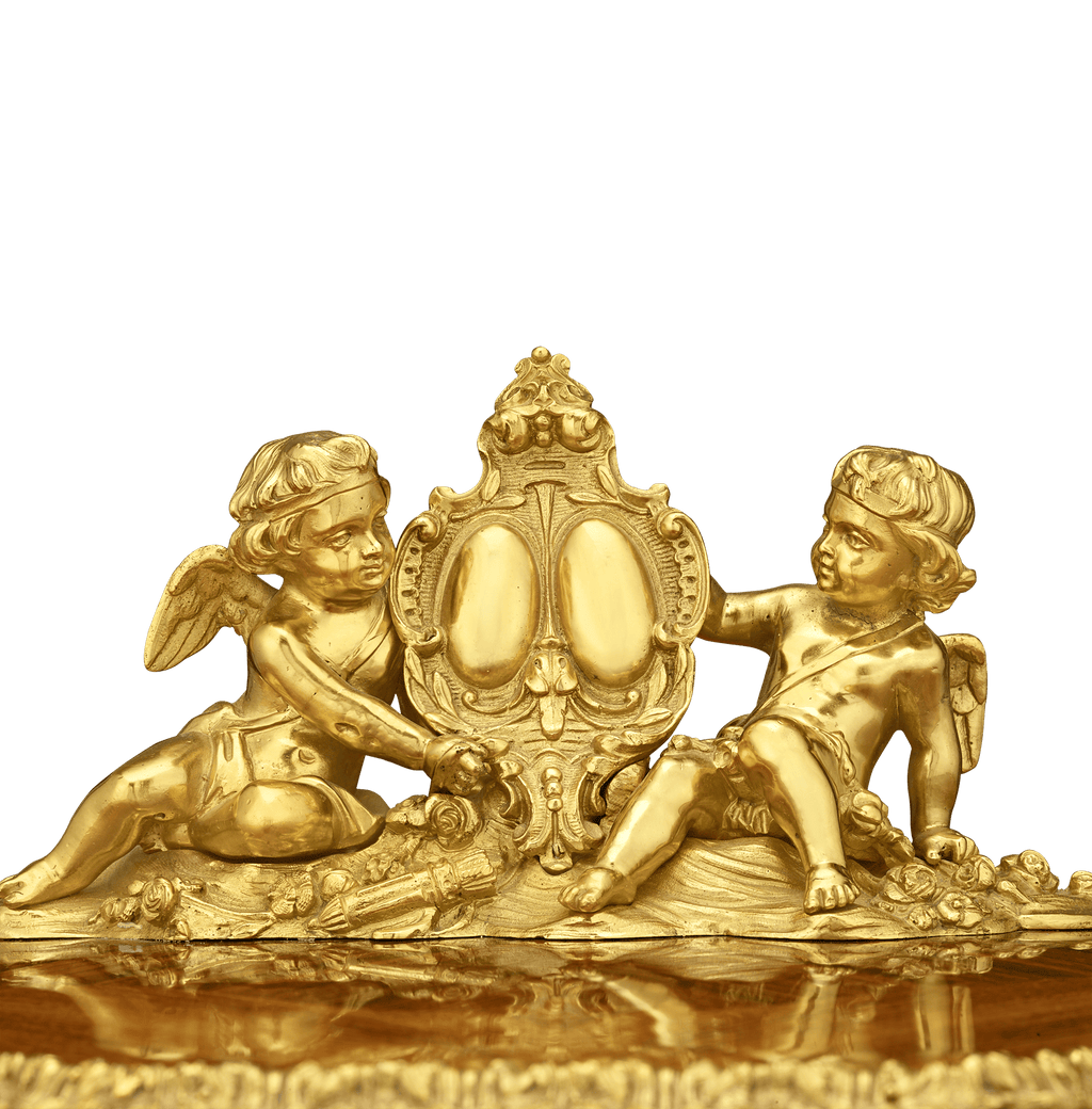 Baccarat Cave à Liqueur with Sèvres Porcelain