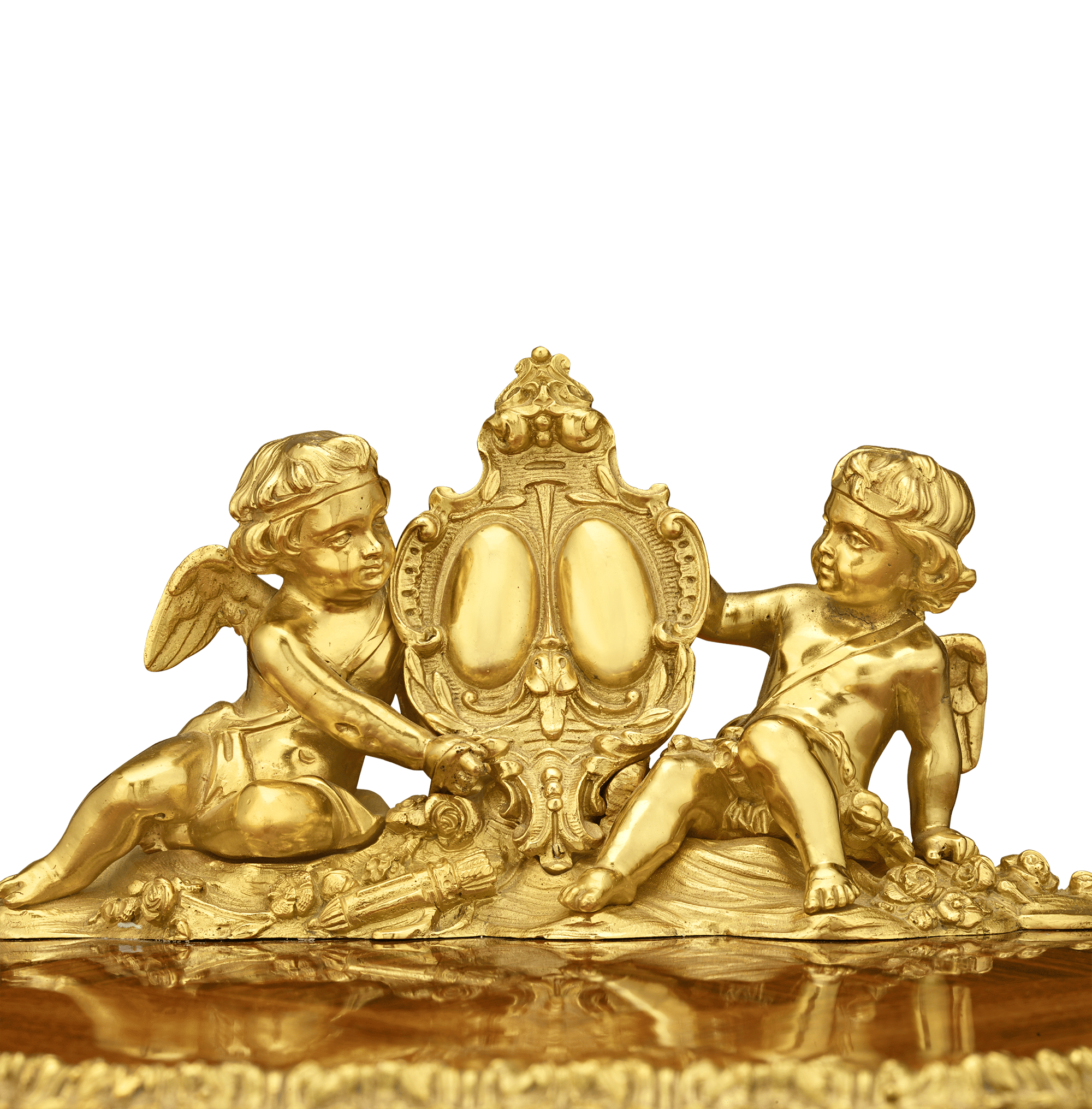 Baccarat Cave à Liqueur with Sèvres Porcelain
