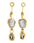 Ancient Roman Medusa Intaglio Earrings