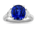 Oval Sapphire Ring, 6.77 Carats