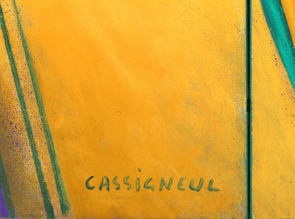 La terrasse devant la mer by Jean Pierre Cassigneul