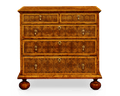 William and Mary Oysterwood Chest