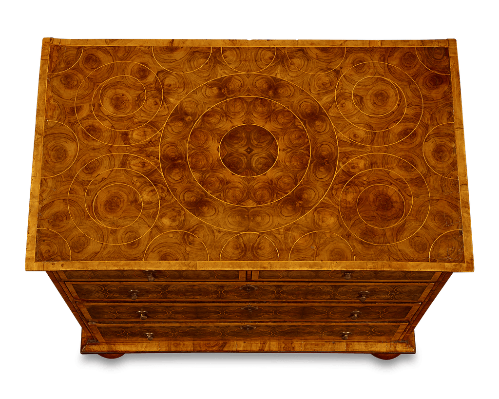 William and Mary Oysterwood Chest