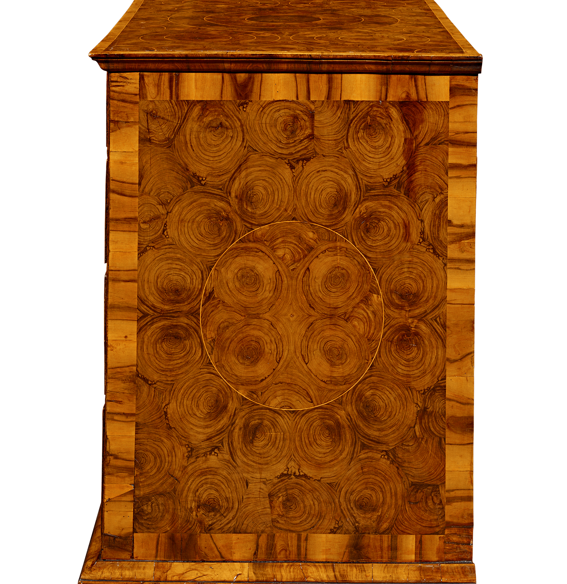 William and Mary Oysterwood Chest