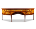George III Mahogany and Satinwood Sideboard
