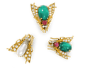 Van Cleef & Arpels Emerald Bee Pins