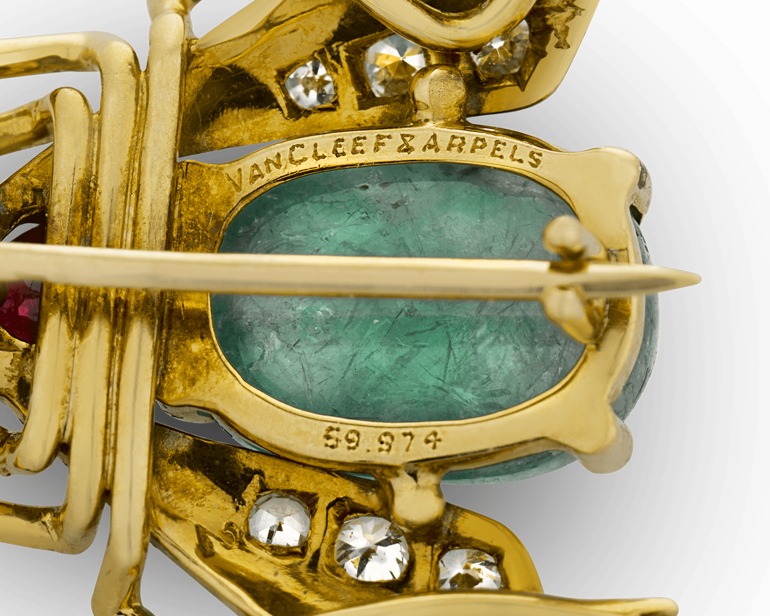 Van Cleef & Arpels Emerald Bee Pins