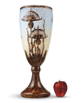 Le Verre Français Chardons Tall Vase