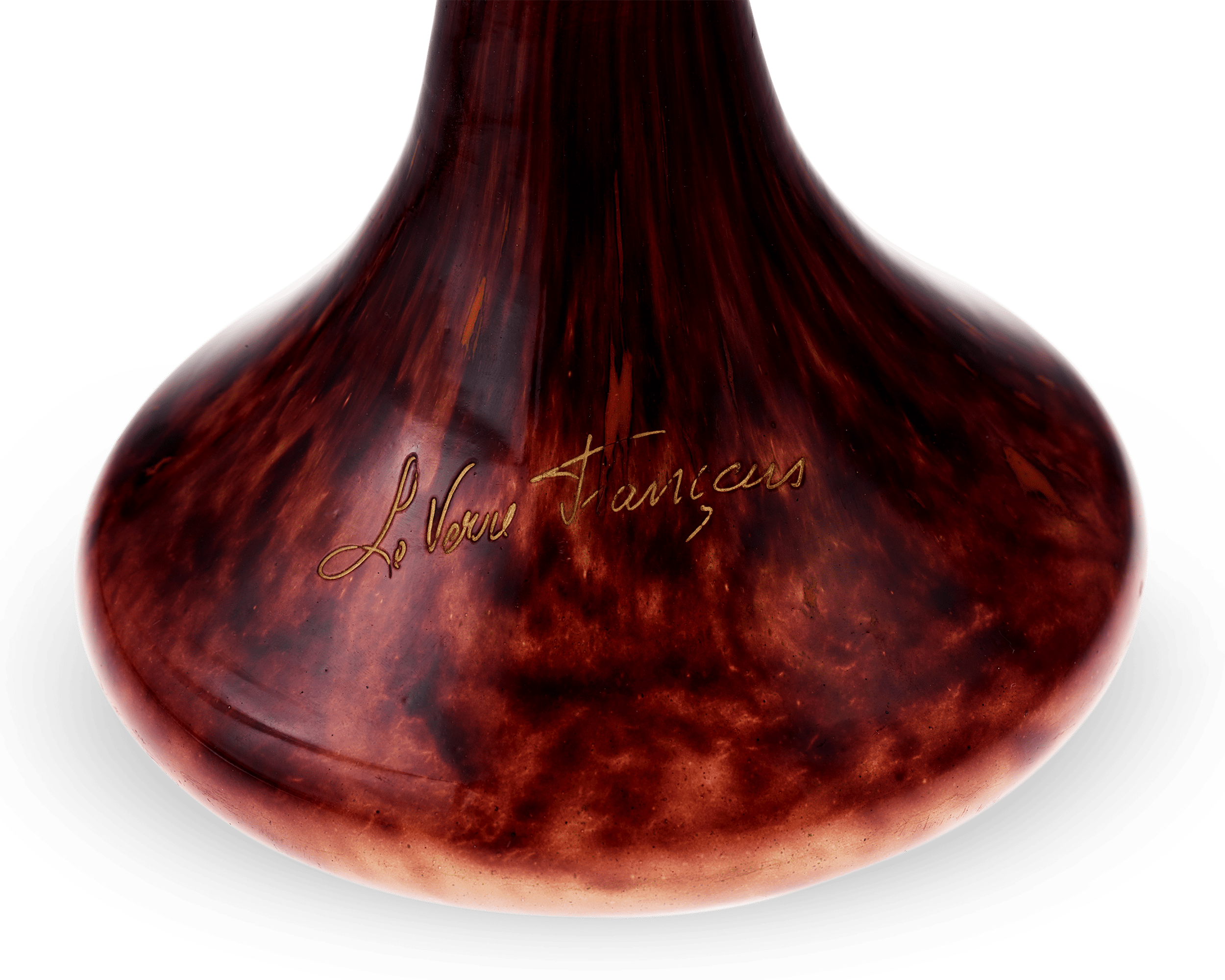 Le Verre Français Chardons Tall Vase