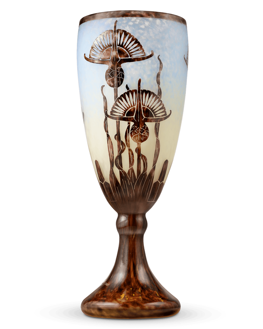 Le Verre Français Chardons Tall Vase