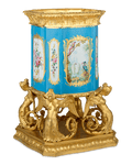 Louis XV Style Bleu Céleste Vase