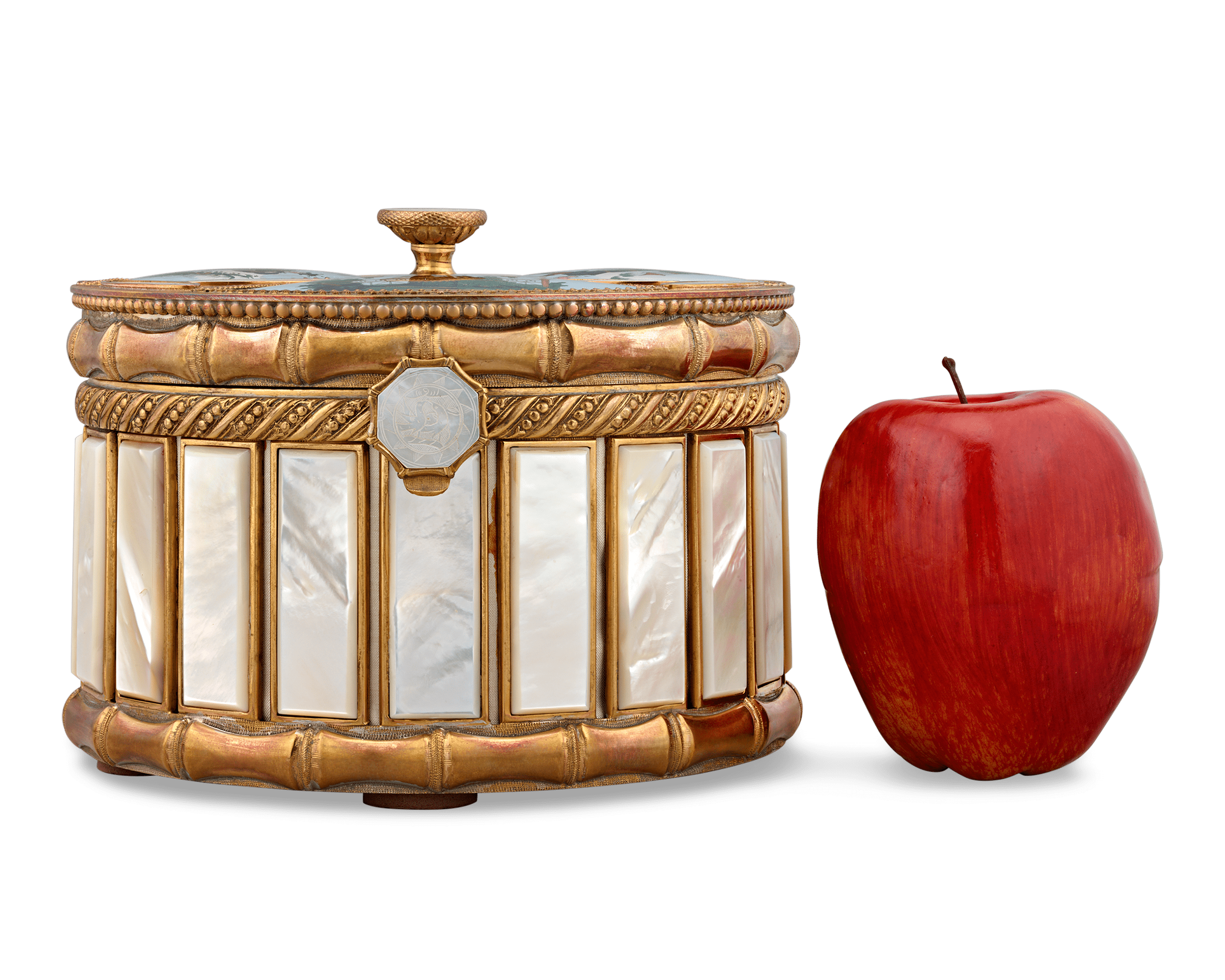 Palais-Royal Mother-of-Pearl Perfume Box and Flasks