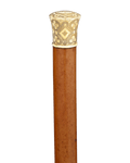 Gold Clover Knob Cane