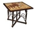 Roman Empire Charioteer Mosaic Table